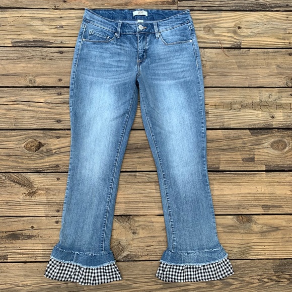 Vintage America | Wonderland Capris Ruffle Jeans 6 - Picture 3 of 9